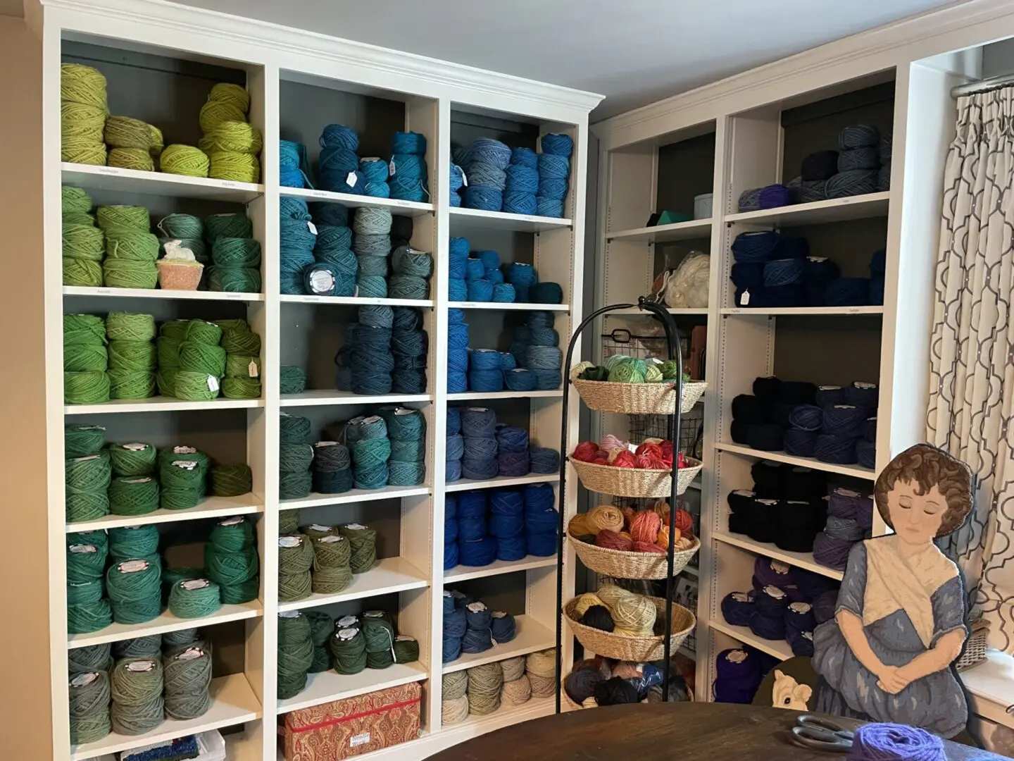 A collection of yarn